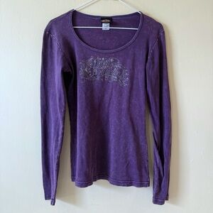 Harley Davidson Louisiana Long Sleeve Shirt Women's SZ M